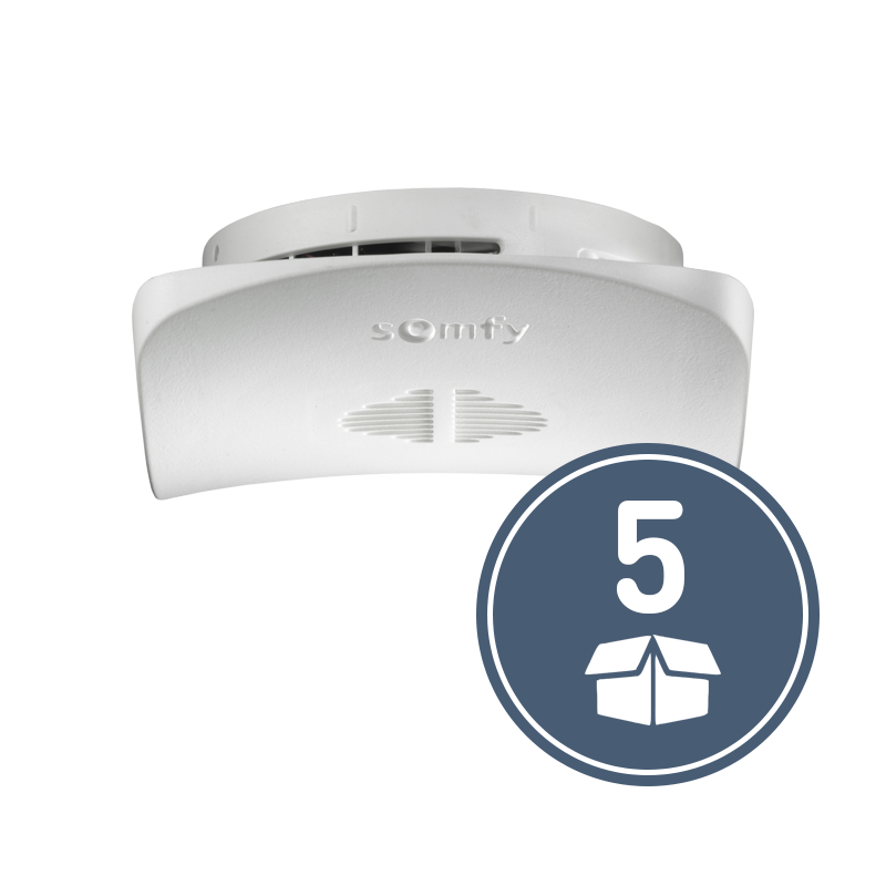 Somfy Funk-Rauchmelder io 5er Set
