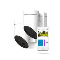 Somfy Überwachungskamera inkl. Sirene weiß im 2er Pack