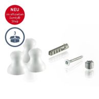 Somfy® Aufhängeknopf für Handsender Telis RTS 3er Pack in der Farbe weiß 