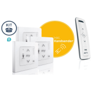 Somfy® Komplettset zur Funk-Nachrüstung von Rolladenmotoren