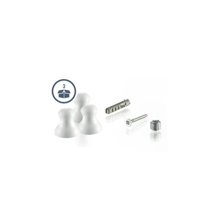 Somfy® Aufhängeknopf für Handsender Telis RTS 3er Pack in der Farbe weiß 