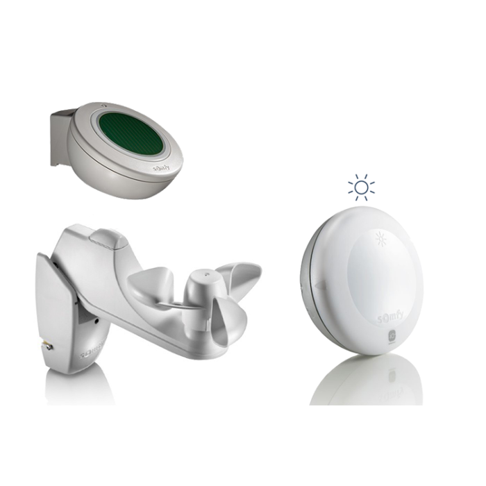 Somfy Sensor-Komplettpaket Sonne-Wind-Regen io