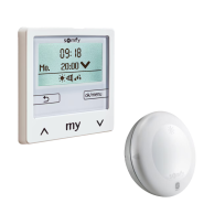 Somfy Kit: Soliris Smoove Uno + Funk-Sonnensensor Sunis WireFree II io
