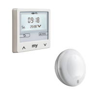 Somfy Kit: Chronis Smoove Uno + Funk-Sonnensensor Sunis WireFree II io