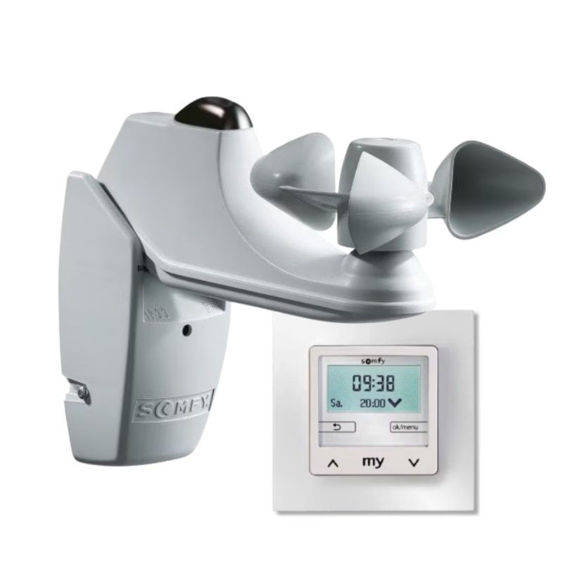 Image Somfy Wind- und Helligkeitskit Soliris Smoove IB+ weiß ohne Rahmen