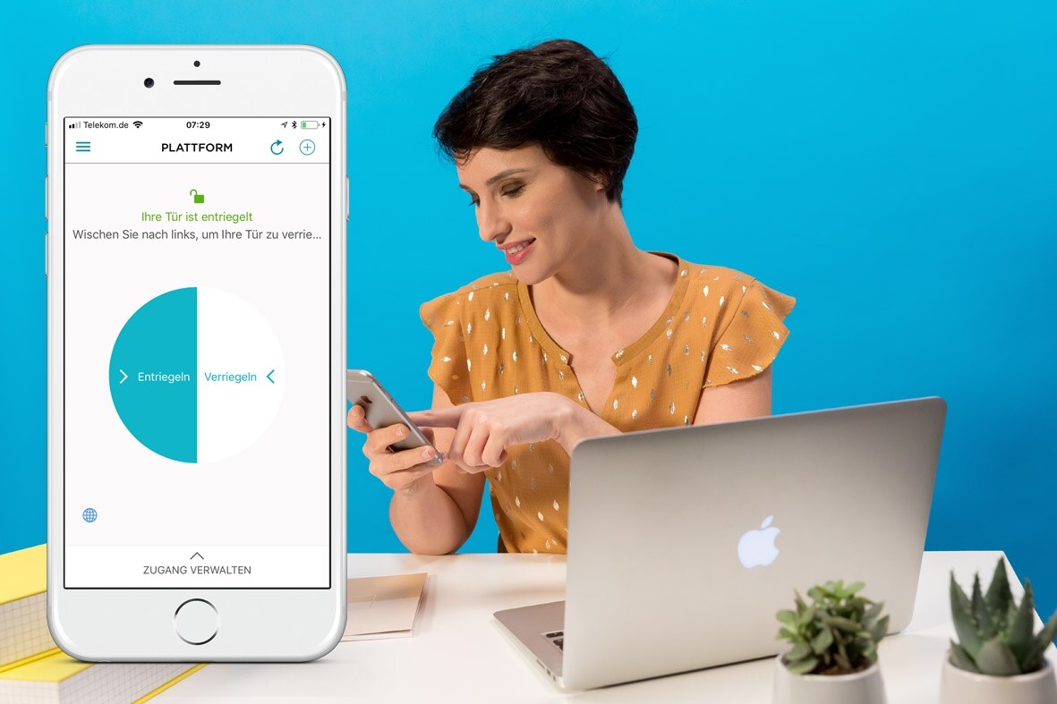 Somfy® smarte Zugangsverwaltung per App Somfy® smarte Zugangsverwaltung per App